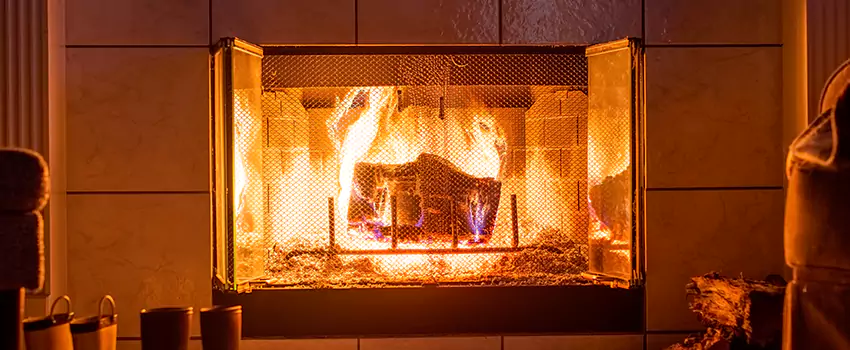 Mendota Hearth Landscape Fireplace Installation in Syracuse, Utah