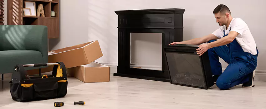 Old Rusted Metal Fireplace Repair And Replacement in Syracuse, UT